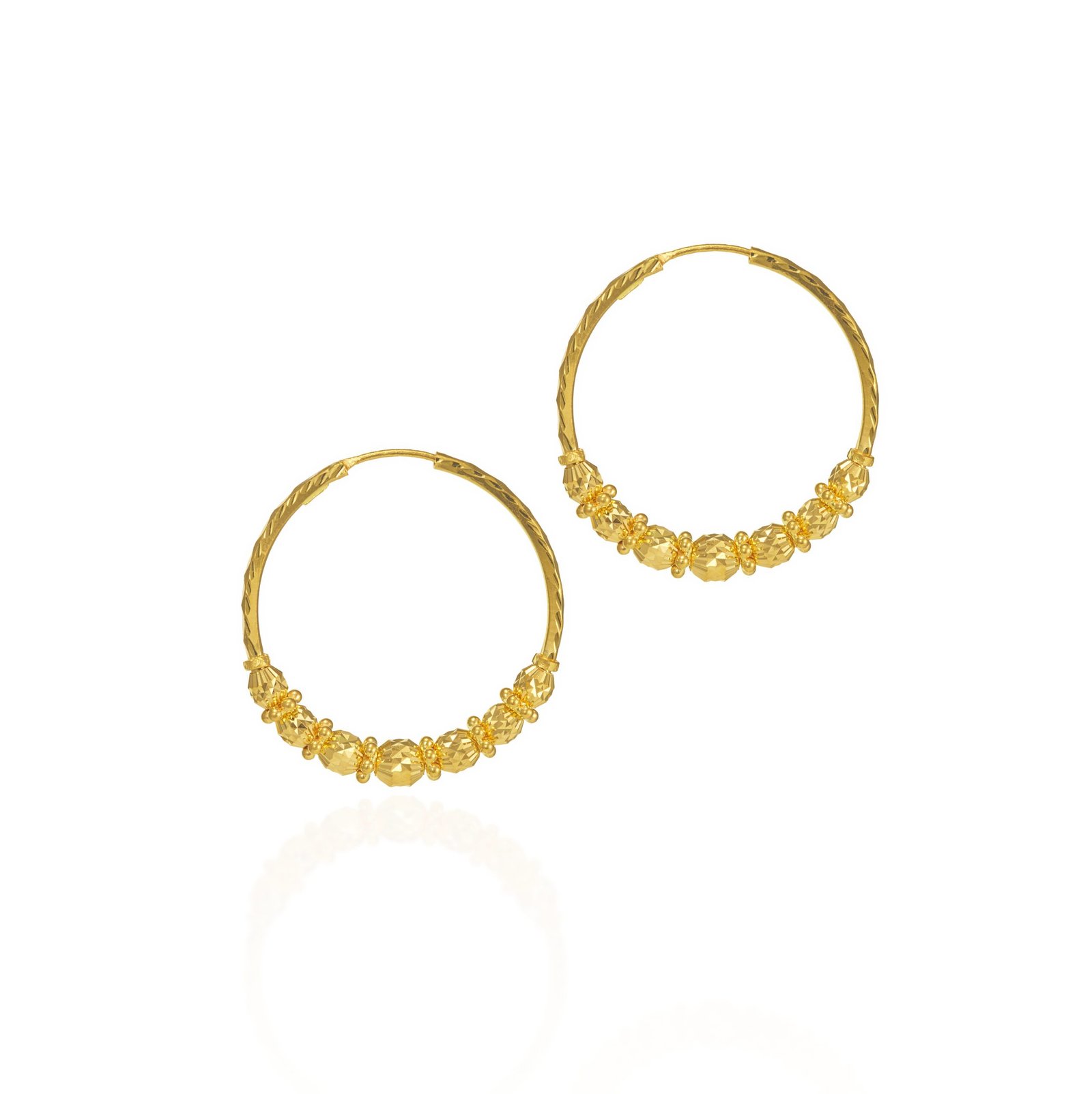 Gold Earrings - Sona Jewelers