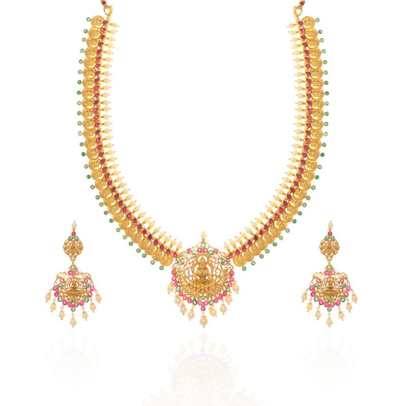 Gold Necklace Set (Temple Jewelry)