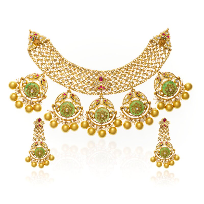Gold Necklace Set