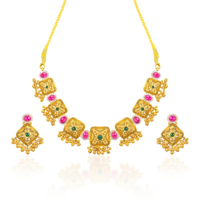 Gold Necklace Set