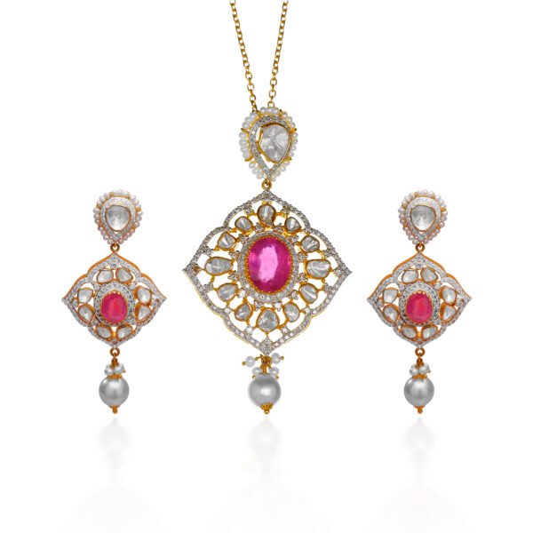 Diamond Pendant Set