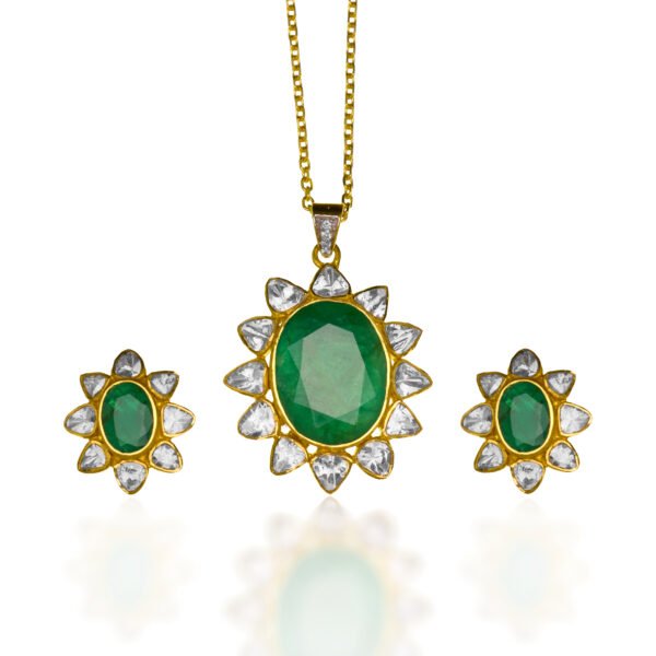 Diamond Pendant Set