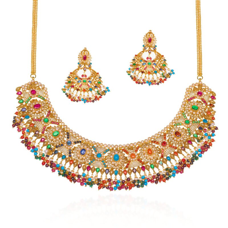 Gold Necklace Set