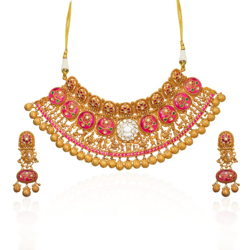 Gold Necklace Set
