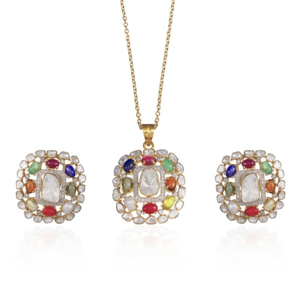 Diamond Pendant Set