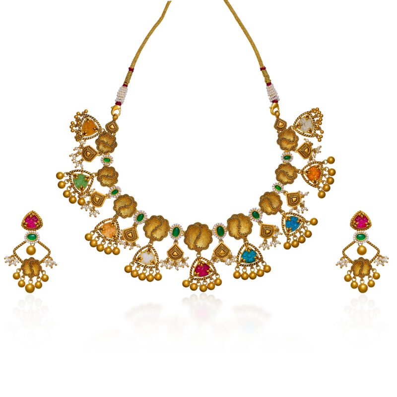 Gold Necklace Set