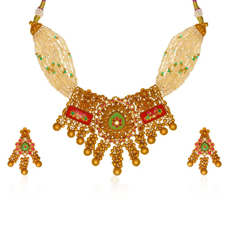 Gold Necklace Set