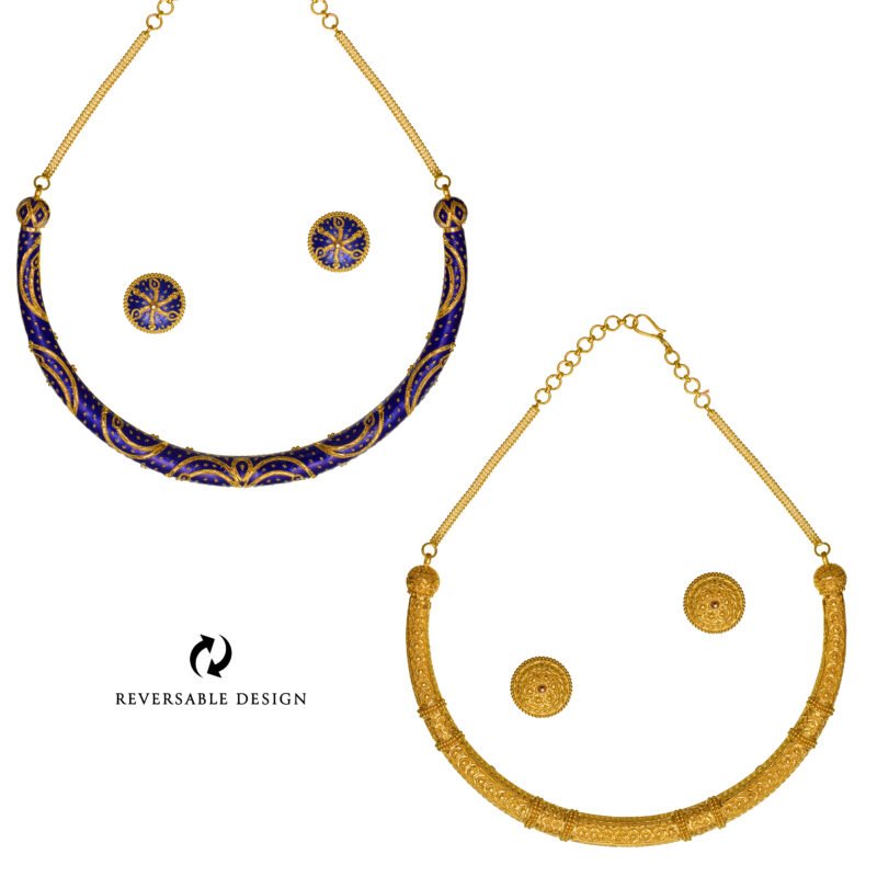 Gold Necklace Set - Image 3