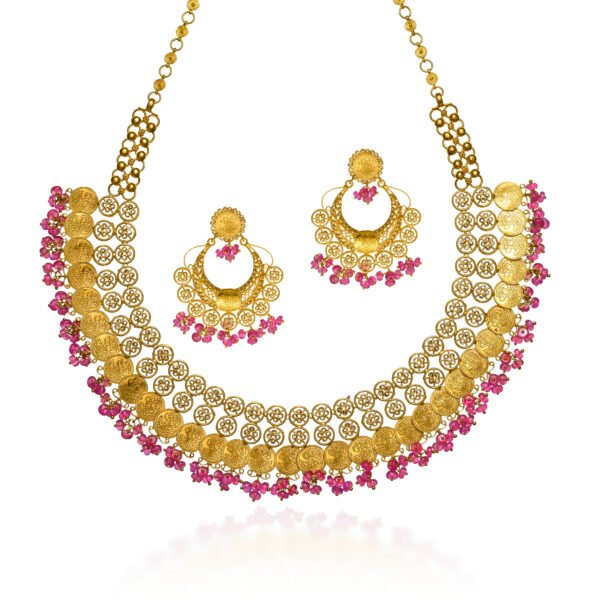 Uncut Diamond Necklace Set
