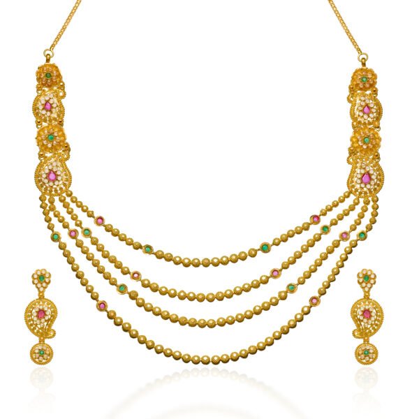 Gold Necklace Set