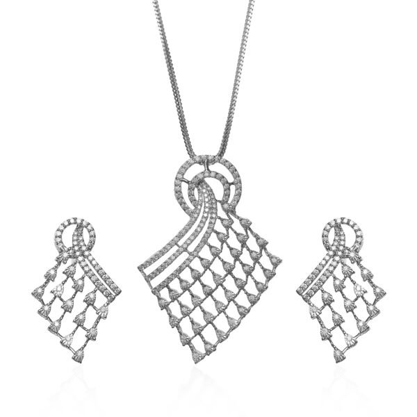 Diamond Pendant Set