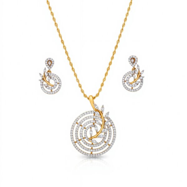 Diamond Pendant Set