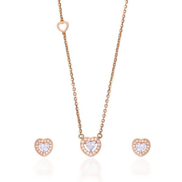 Diamond Pendant Set
