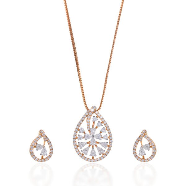 Diamond Pendant Set