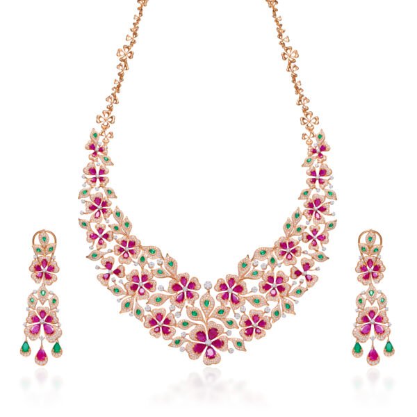 Diamond Necklace Set