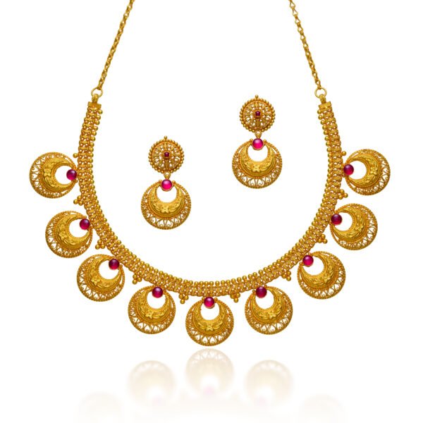 Gold Necklace Set