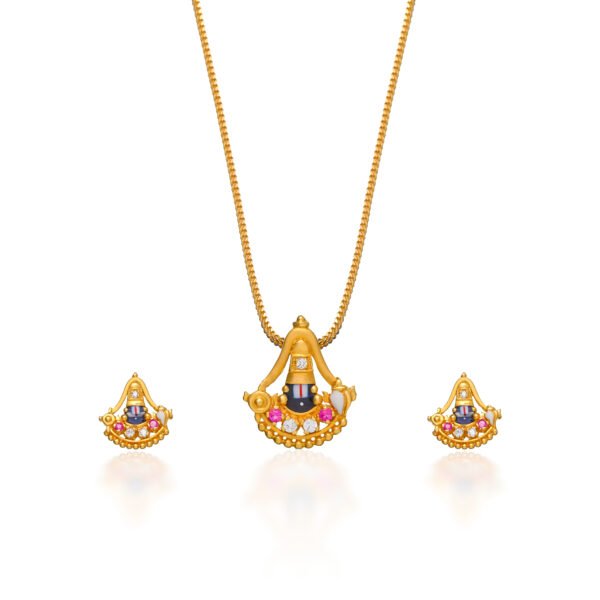 Gold Pendant Set