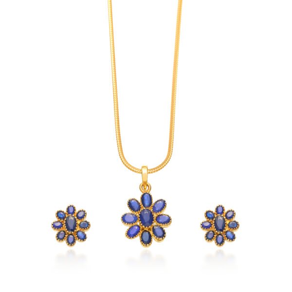 Gold Pendant Set