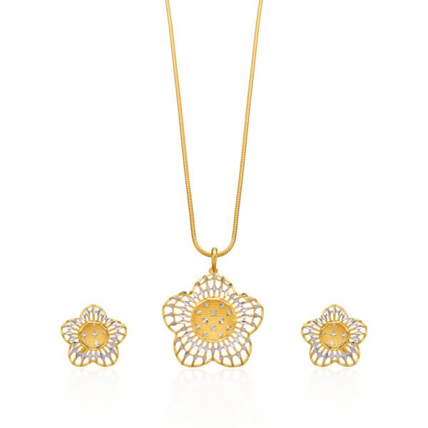 Gold Pendant Set