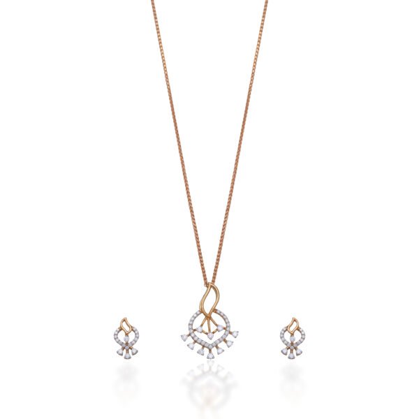 Diamond Pendant Set