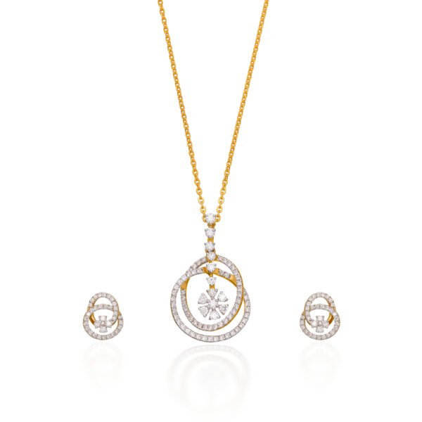 Diamond Pendant Set