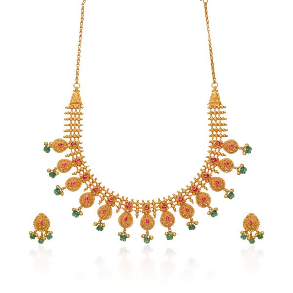 Gold Necklace Set