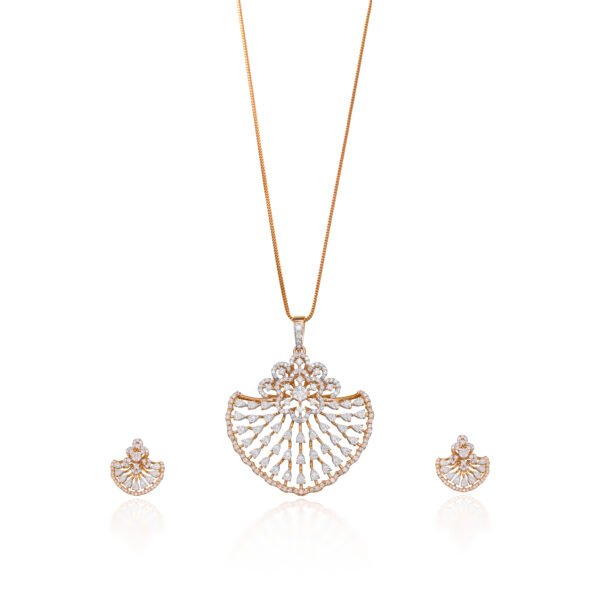Diamond Pendant Set