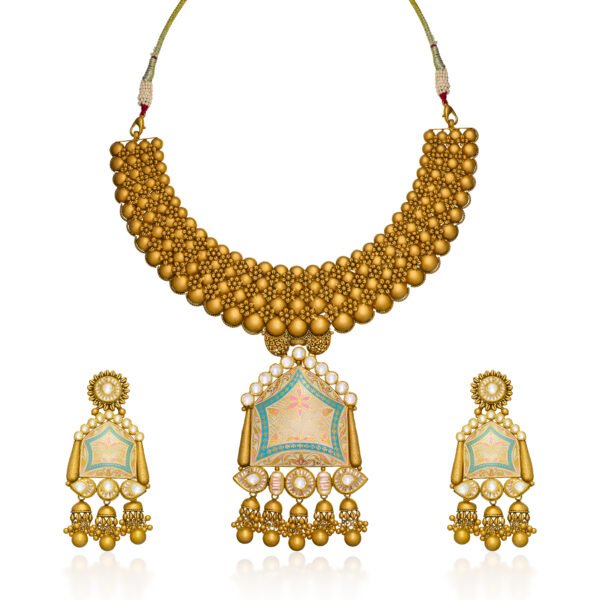 Gold Necklace Set
